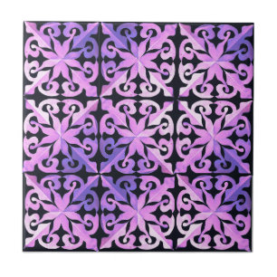 Nature's Hidden Geometry Abstract Geometric Tile