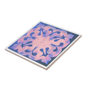 Nature's Hidden Geometry Abstract Geometric Tile