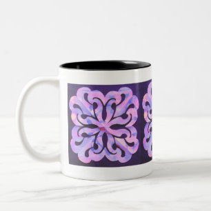 Nature's Hidden Geometry Abstract Geometric Two-To Two-Tone Coffee Mug