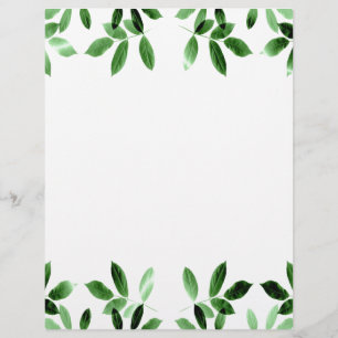 Nature's Leaves Stationery