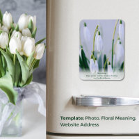 Nature's Lesson: Snowdrop Educational Fridge