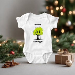 Nature's Little Hugger - Cute Tree Design  Baby Bodysuit