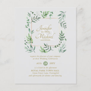 Natures Love Greenery Wreath Wedding