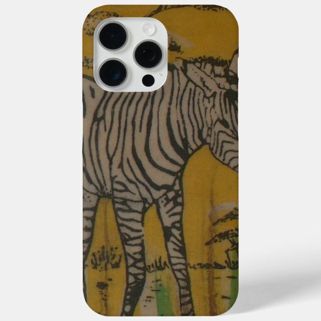 Nature's Majesty: Kenya African Safari Zebra Print Case-Mate iPhone Case (Back)