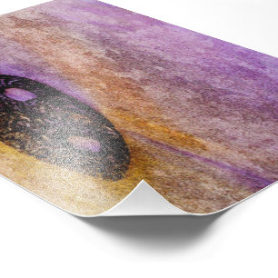 Nature's mask on the beach photo print