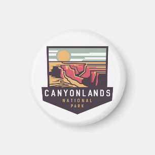 Nature's Masterpieces in Canyonlands National Park Magnet