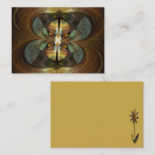Natures Matrix Bumble Bee Abstract Business Card