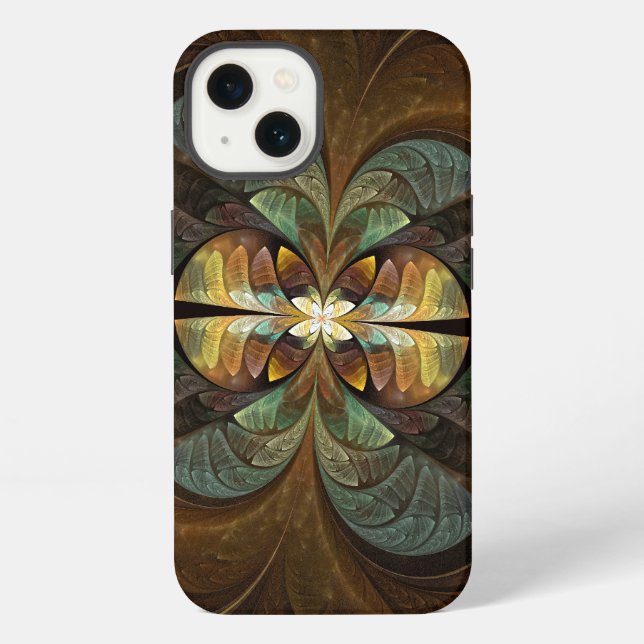Natures Matrix Bumble Bee Abstract iPhone Case (Back)