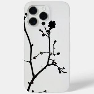 Nature's Minimalism A Silhouetted Tree Branch iPhone 15 Pro Max Case