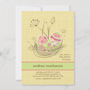 Nature's Nest Baby Shower Invitation