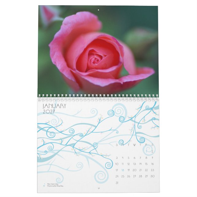 Nature's Palette Calendar (Jan 2027)