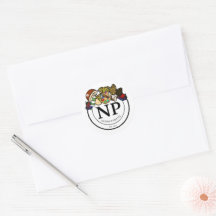 Nature's Palette Mini Stickers - Small Logo