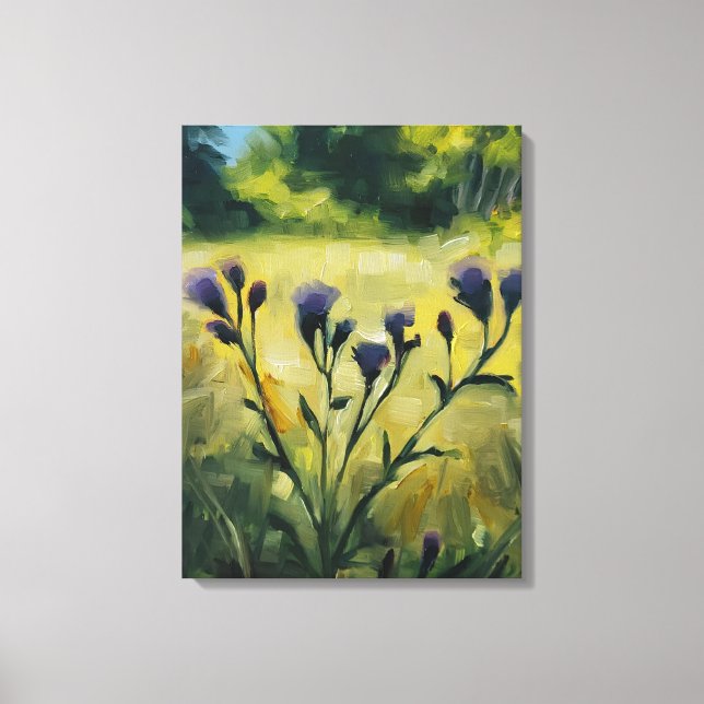 Nature's Palette painting Canvas Print (Front)