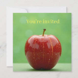 Nature's Perfect Red Invitation