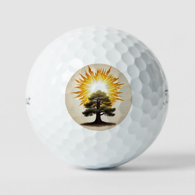 "Nature's Power" Golf Balls (Front)