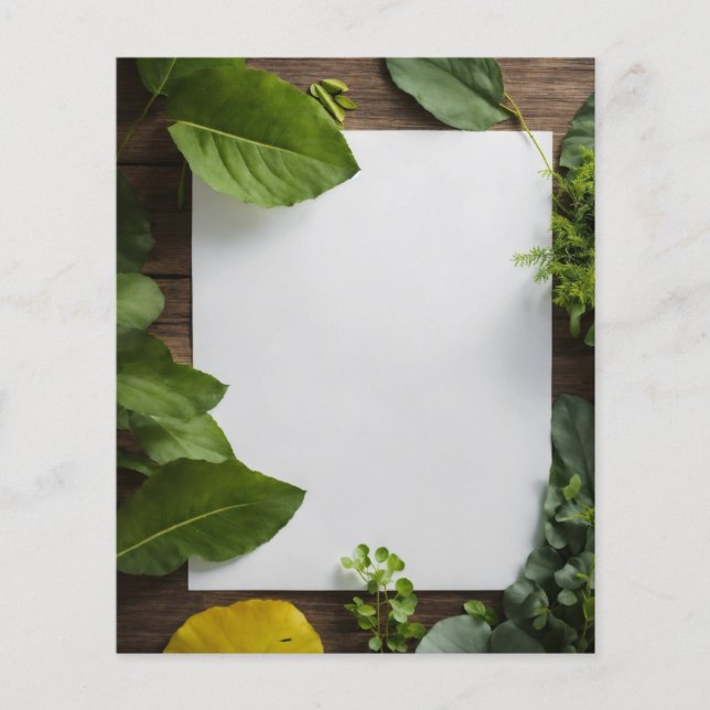 "Nature's Serenity" Flyer (Front)