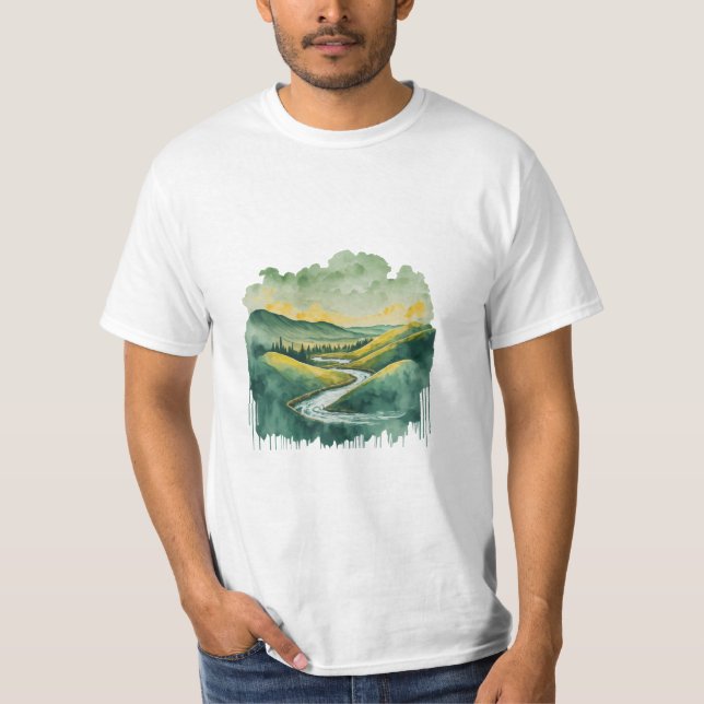 Nature's Serenity  T-Shirt (Front)