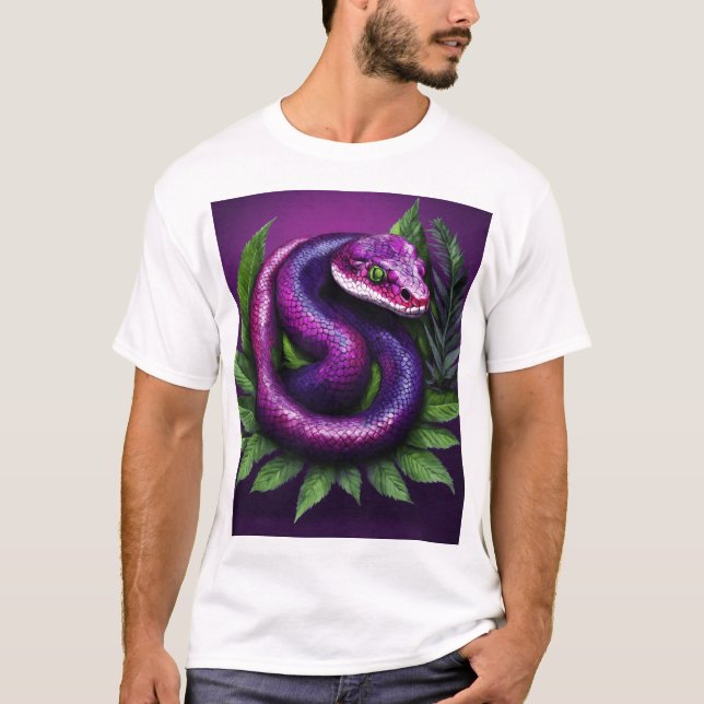"Nature's Serpent Beauty" T-Shirt (Front)