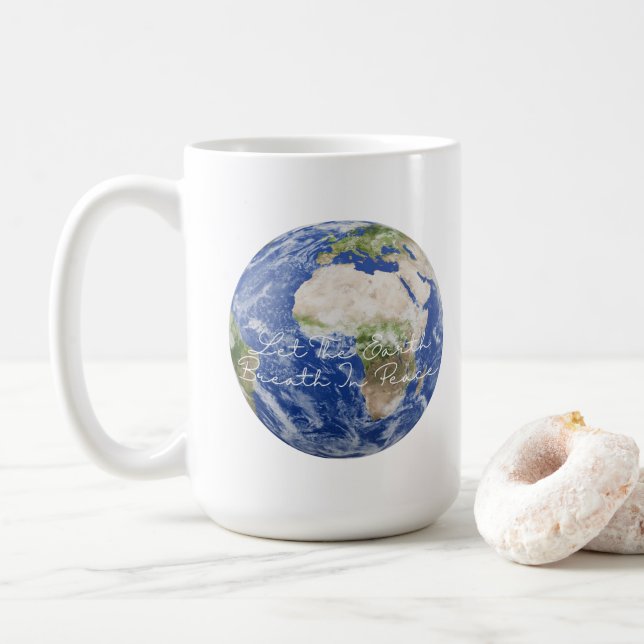 Nature's Sip Photo Printed Mug (With Donut)