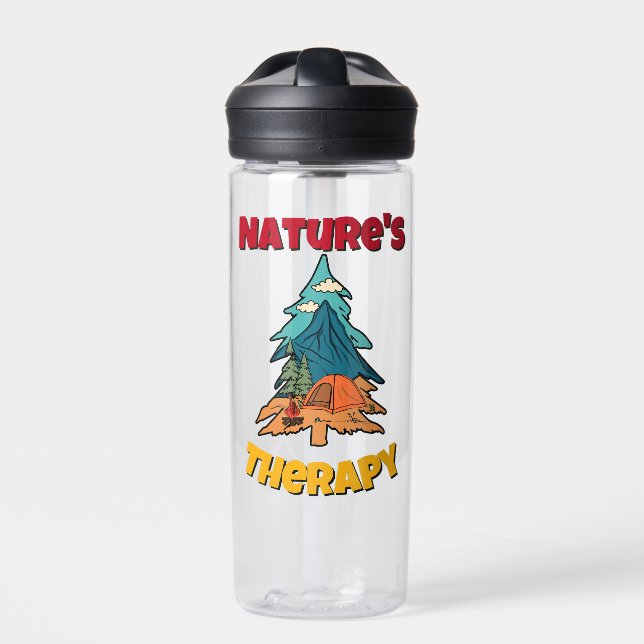 Nature's Therapy Nature Lovers  Water Bottle (Front)