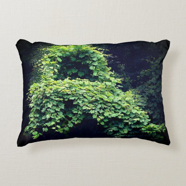 Nature's Throne Wild Leafy Vines   Decorative Cushion (Front)