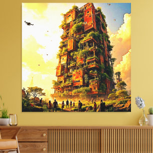 Nature's Urban Return Canvas Print