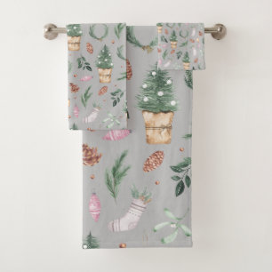 Nature's Winter Treats Bath Towel Set