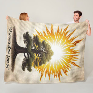 "Nature's Wrath" Fleece Blanket
