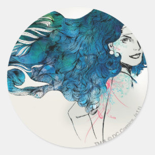 Naturess Design 5 Classic Round Sticker