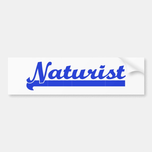 Naturist bumpersticker bumper sticker (Front)
