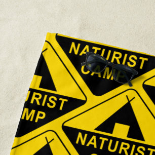 Naturist Camp Beach Towel