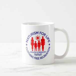 Naturist - Naturism For Life Coffee Mug