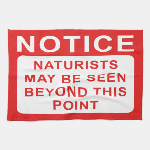 Naturist Tea Towel