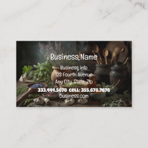 Naturopath Herbalist Healer Holistic Medicine  Business Card