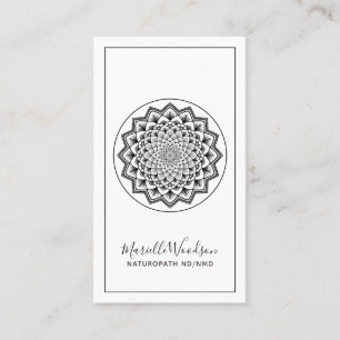 Naturopathic Doctor Mandala Business Card