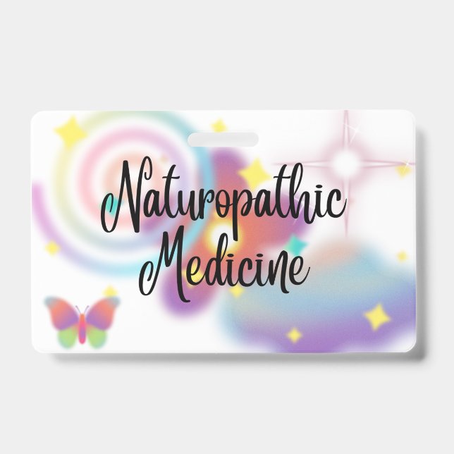 Naturopathic Dr Badge ID Badge (Front)