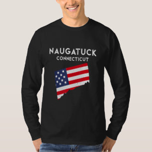 Naugatuck Connecticut USA State America Travel Con T-Shirt