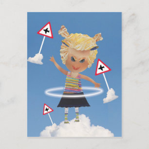 Naught child! postcard