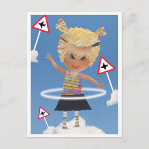 Naught child! postcard