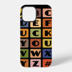 Naughty Alphabets iPhone 4 case-mate 12 Case