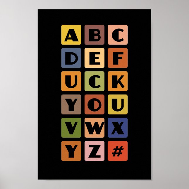 Naughty Alphabets poster (Front)