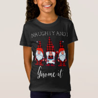 Naughty and I Gnome It Christmas Three Buffalo Pla