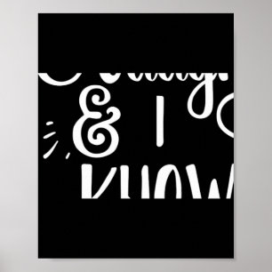 Naughty And I Know It Funny Christmas Baby T Shirt Poster