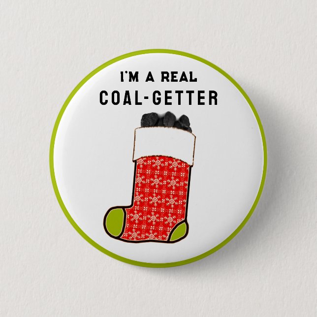 Naughty Boy 6 Cm Round Badge (Front)