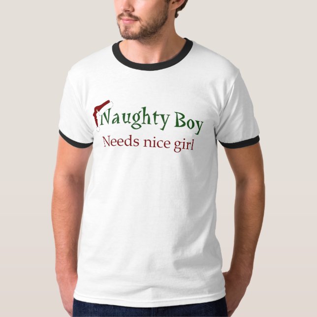 Naughty Boy Tee (Front)