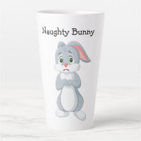 Naughty Bunny Latte Mug
