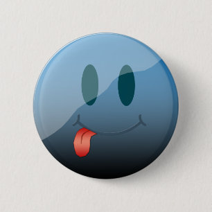 Naughty but nice 6 cm round badge