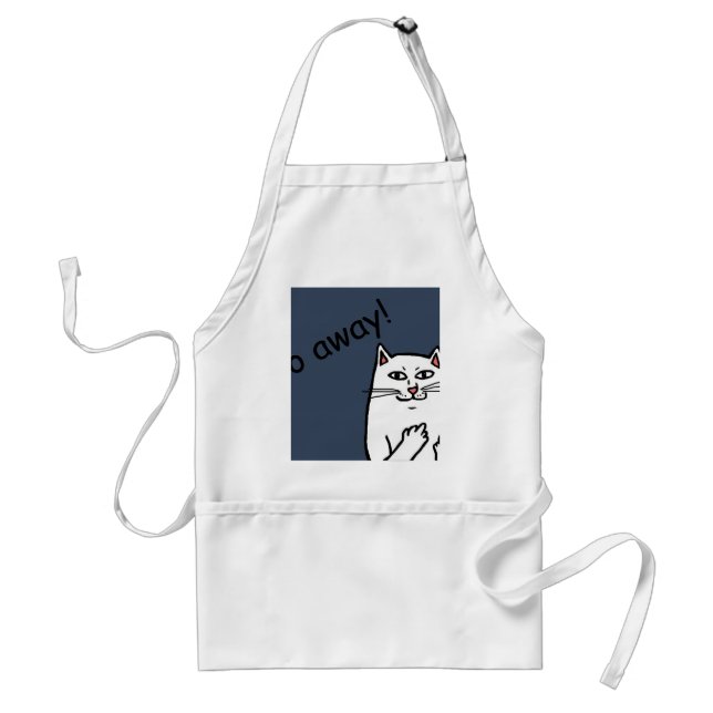 Naughty Cat Standard Apron (Front)