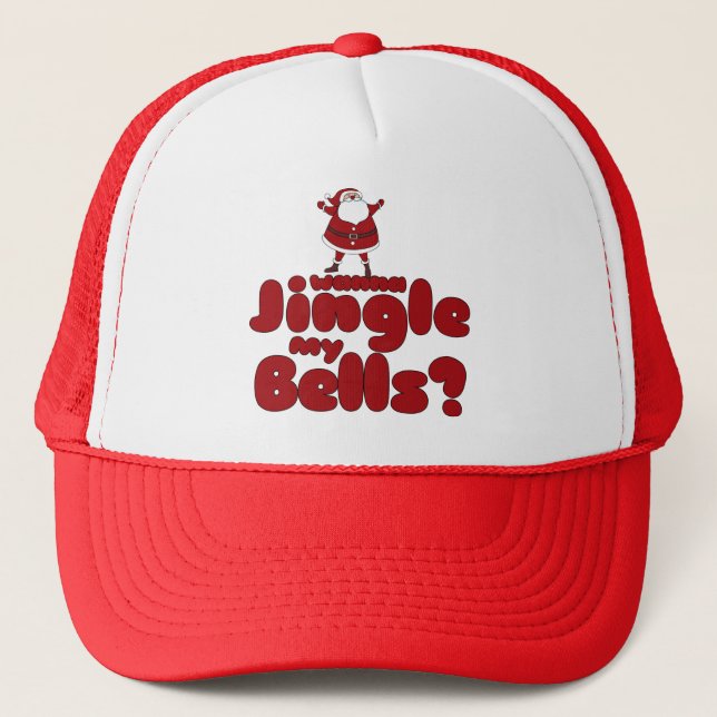 Naughty Christmas Parody Trucker Hat (Front)