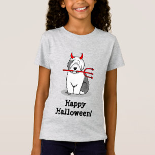 Naughty Devil Old English Sheepdog (Grey 1) T-Shirt